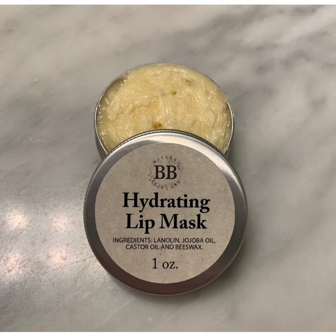 Hydrating Lip Mask Lanolin Balm Salve Etsy
