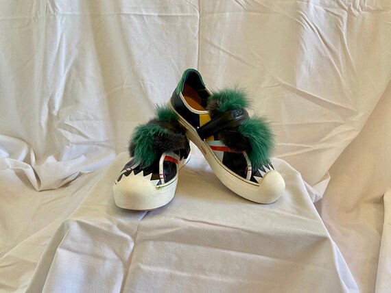 Fendi fur sneakers