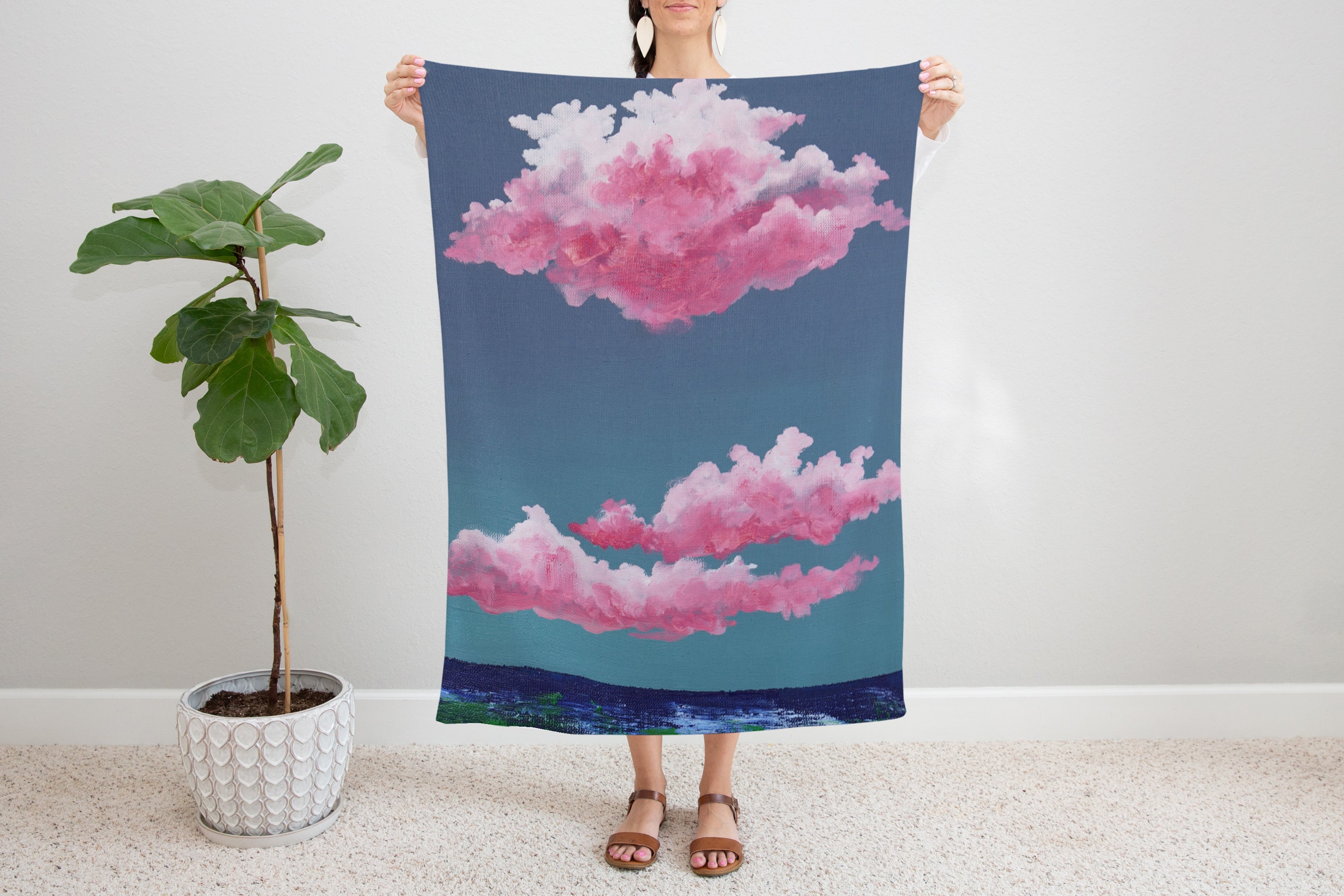 Clouds Blanket Etsy