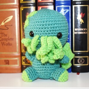 Blue Baby Cthulhu Amigurumi Crochet