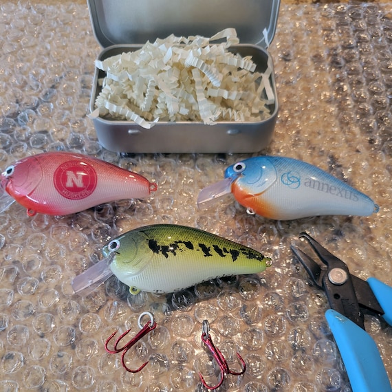 Custom Personalized Hand Painted Fishing Lure, Personalized Fishing Lure,  Custom Lure, Gift for Dad, Retirement Fishing Gift, Customized 