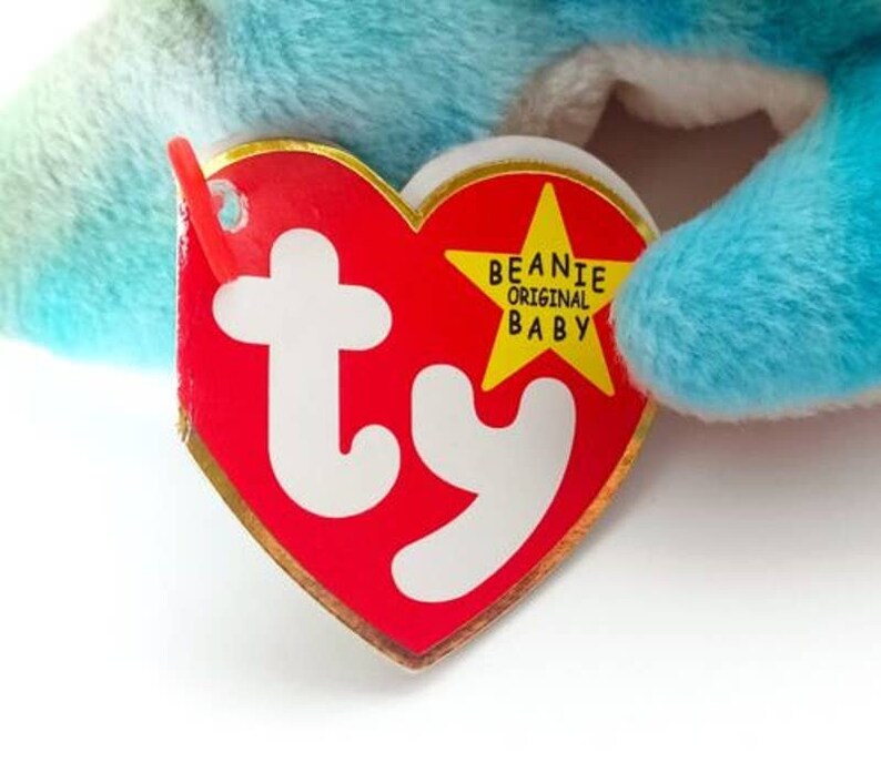 Ty Beanie Babies RARE Iggy the Iguana W/ Tie Dye Fabric Tag - Etsy