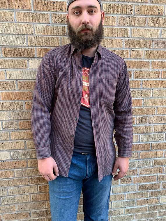 Pendleton 100% Virgin Wool Flannel, Vintage Red an