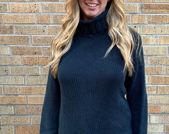 Vintage J Crew Turtle Neck Sweatshirt 