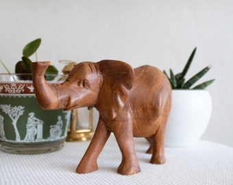 木彫りの象の置物3体セット - Etsy 日本