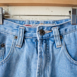 Short en jean des années 90, short en jean Union Bay, short en coton taille haute, jort vintage mi-longueur image 7