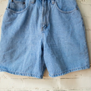 Short en jean des années 90, short en jean Union Bay, short en coton taille haute, jort vintage mi-longueur image 5