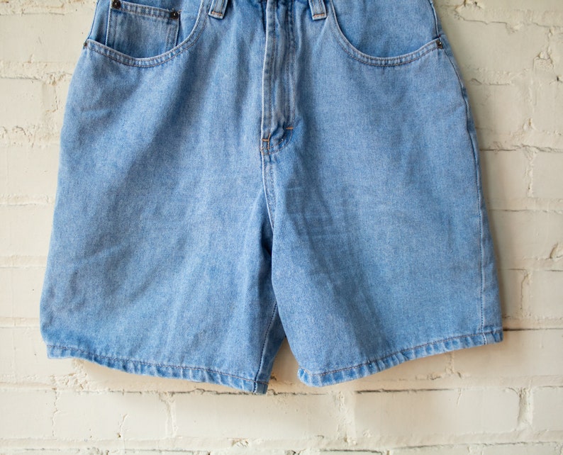 Short en jean des années 90, short en jean Union Bay, short en coton taille haute, jort vintage mi-longueur image 5