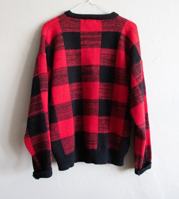 Buffalo check sweater deals