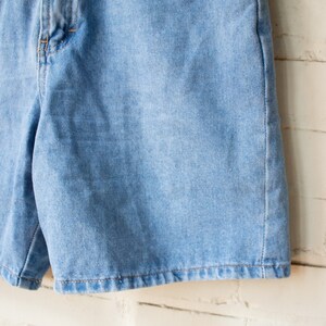 Short en jean des années 90, short en jean Union Bay, short en coton taille haute, jort vintage mi-longueur image 6