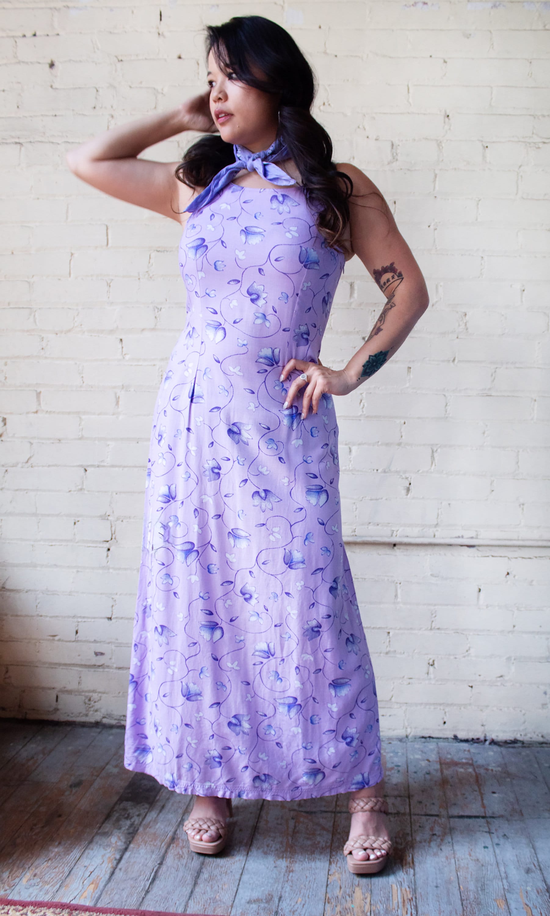 Purple Western Dress Etsy