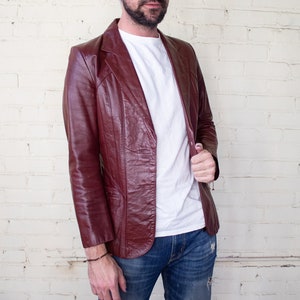 - Leather Etsy Jacket Oxblood