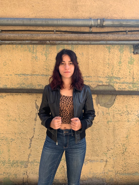 Wilson’s Leather Bomber Jacket, Vintage Genuine Wo