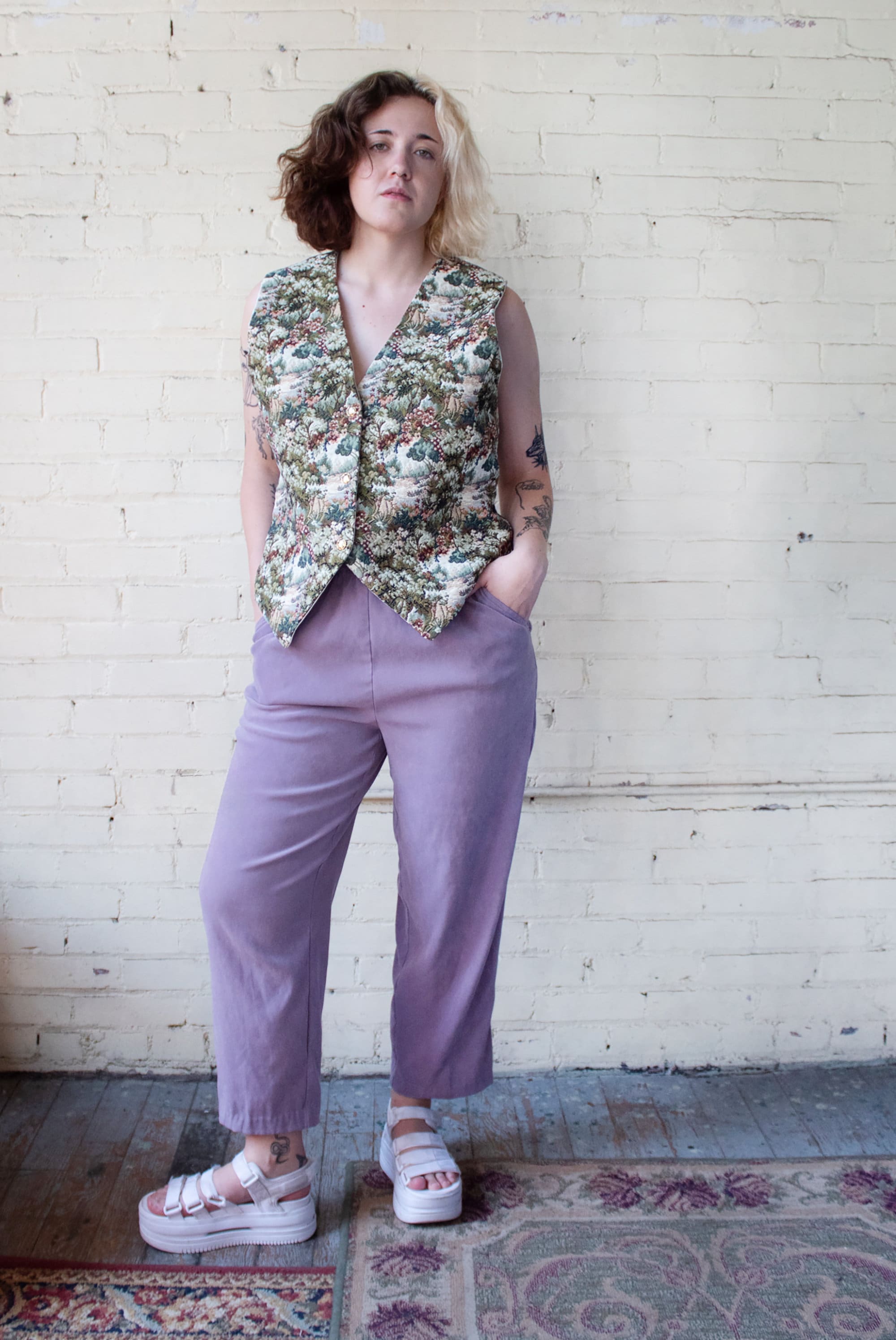 Women's Purple Pants & Trousers - Shop Online Now