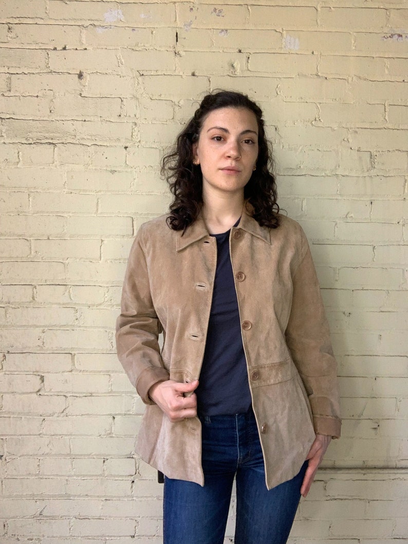 lightweight tan jacket womens