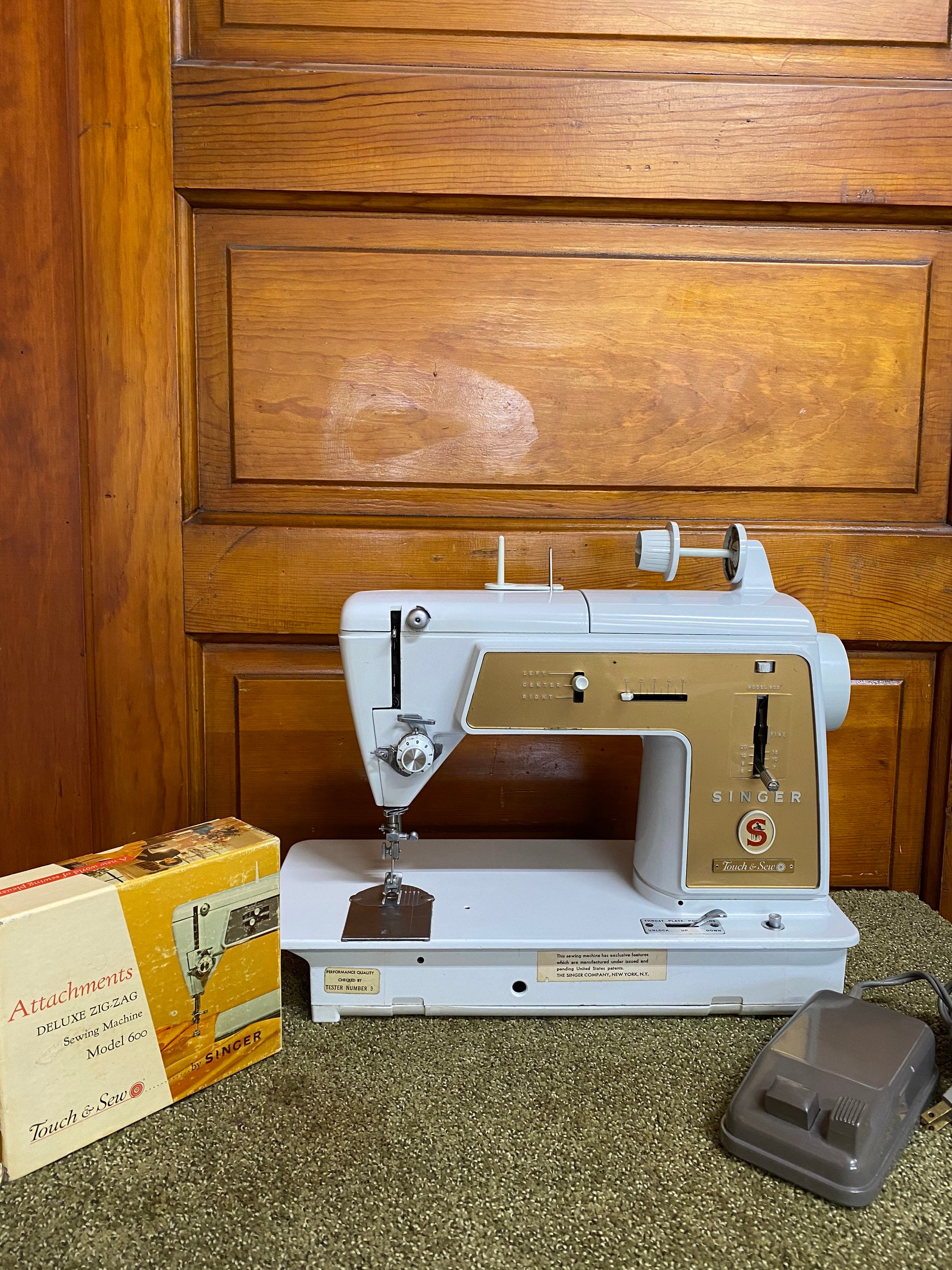 Restored Singer Touch & Sew Model 603 METAL GEARS Etsy