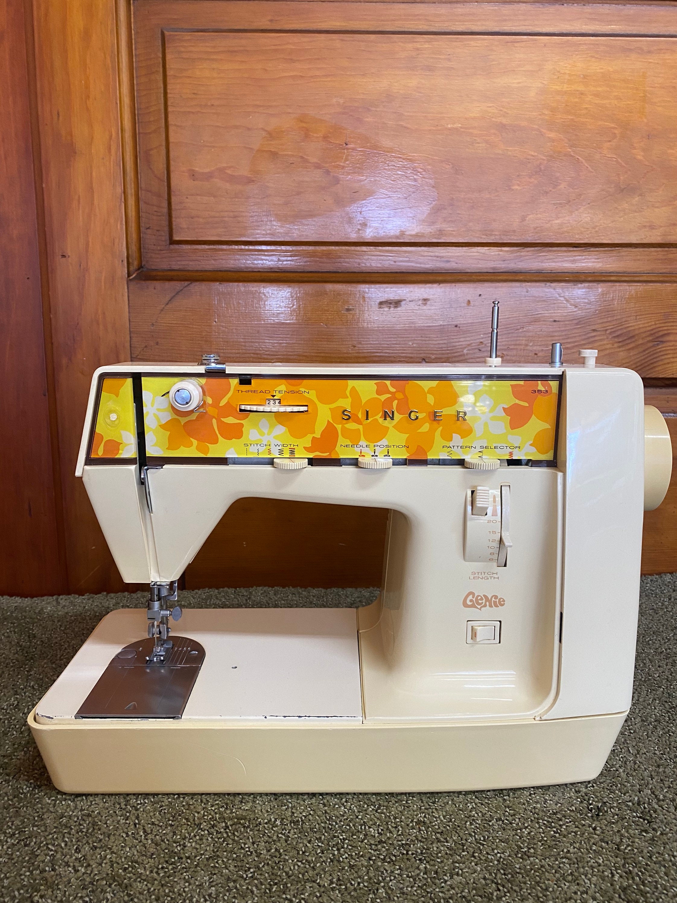 Singer Genie Model 353 sewing machine Etsy