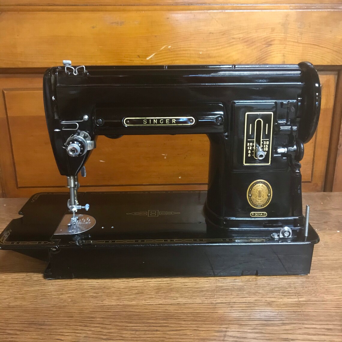 Restored singer 301A slant needle sewing machine Etsy