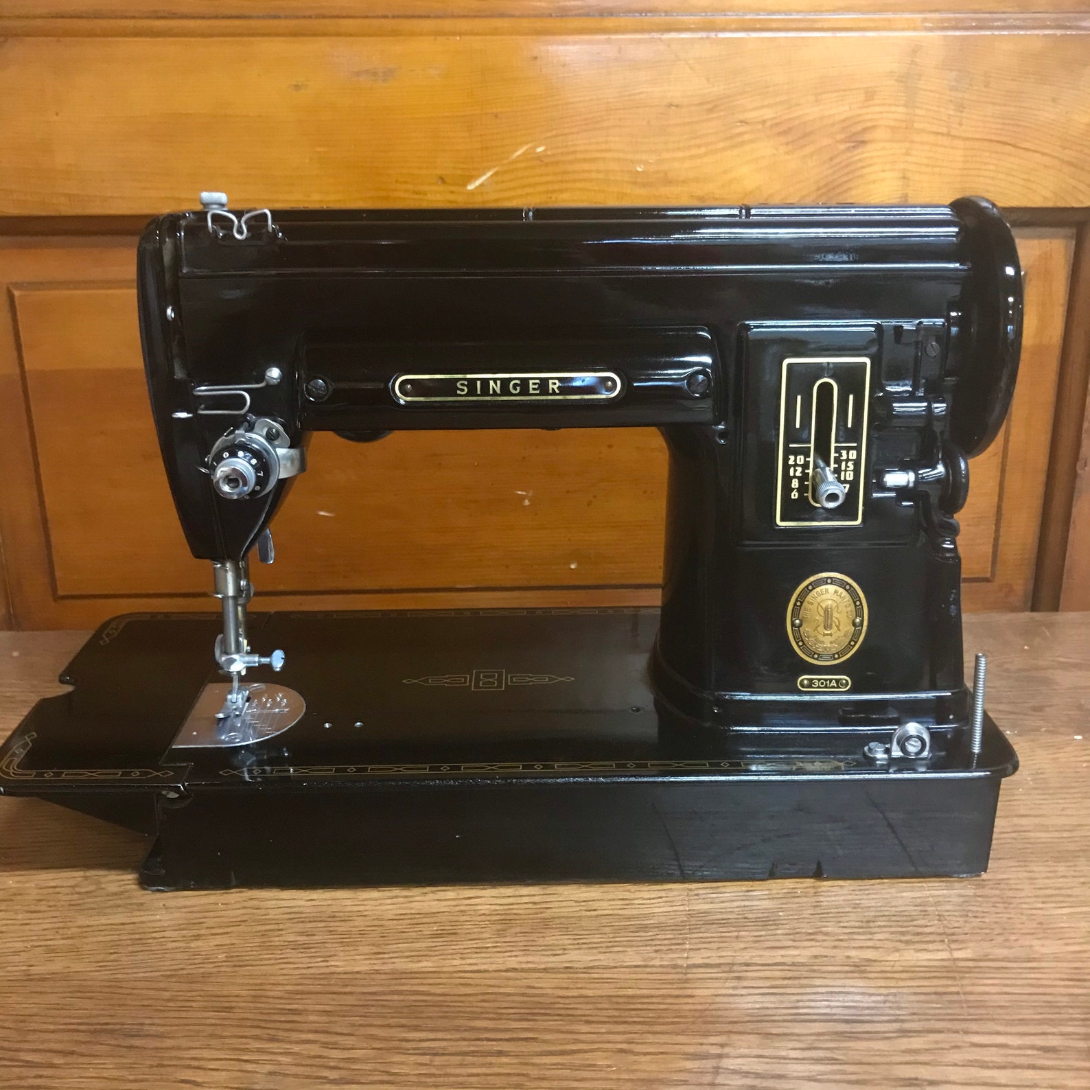 Restored singer 301A slant needle sewing machine Etsy