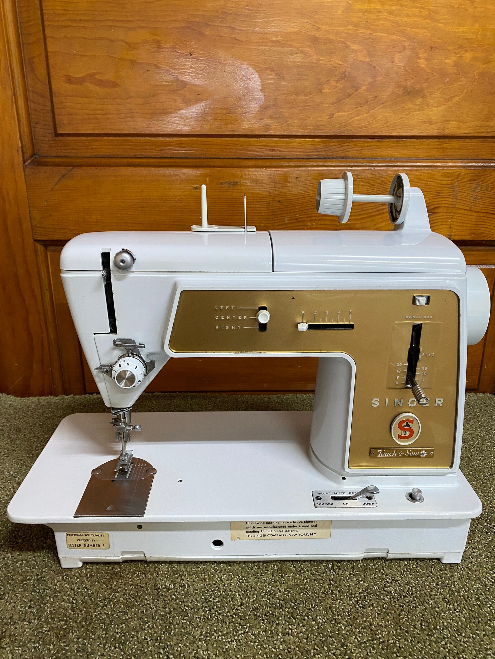 Restored Singer Touch & Sew Model 603 METAL GEARS Etsy