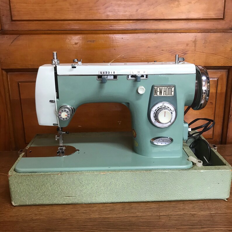 Restored New Home Deluxe model 445 sewing machine made by Etsy