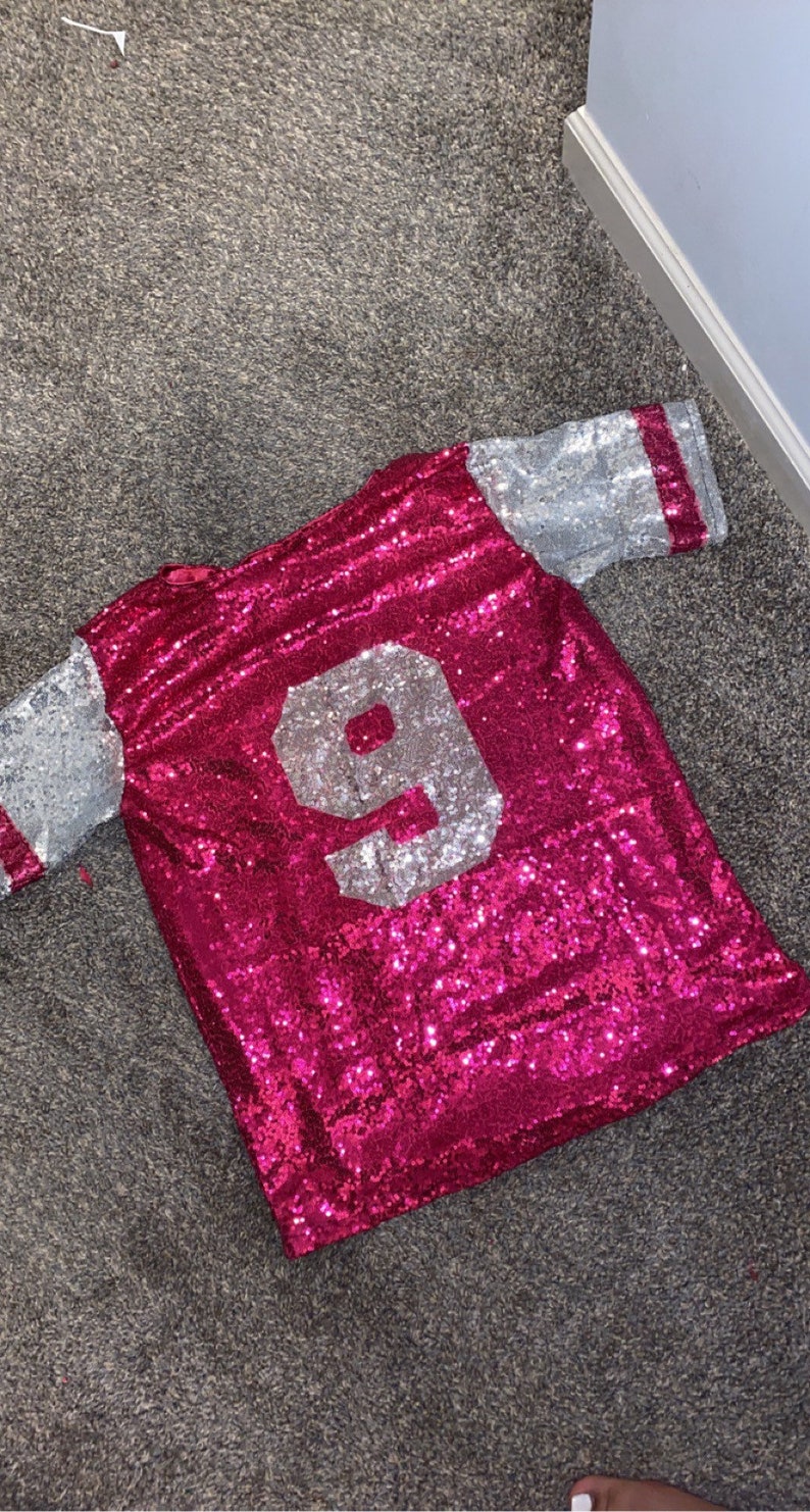 Custom Sequin Jersey Dress Etsy
