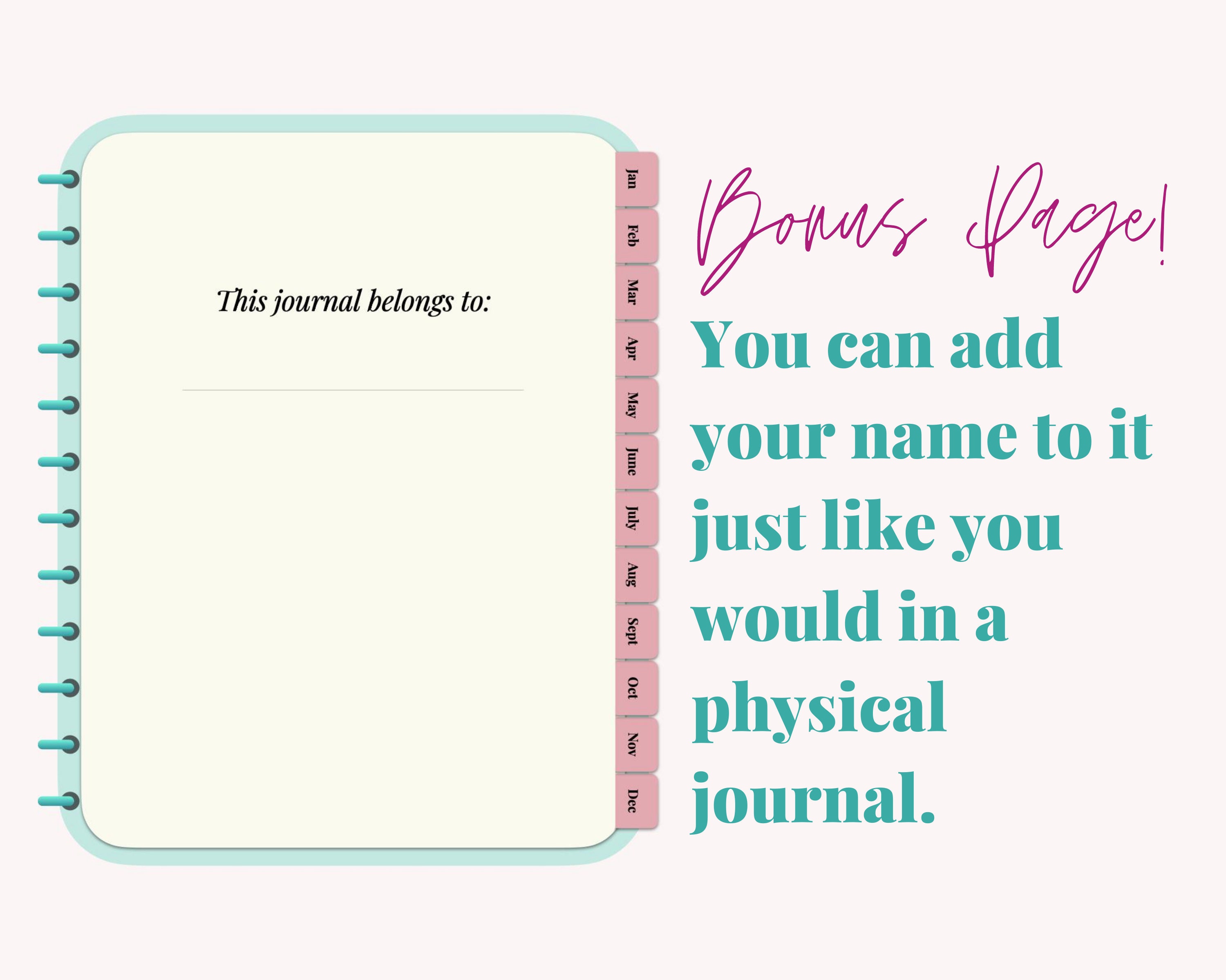Digital 5 Year Journal Minimal Goodnotes Diary Etsy