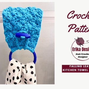crochet pattern, crochet towel holder pattern, woven wallet, crochet towel topper pattern, crochet kitchen holder pattern, towel holder ring