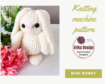 Addi Circular Knitting Machine Pattern, Knit Bunny (Digital Download)