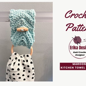 crochet pattern, crochet towel holder pattern, woven wallet, crochet towel topper pattern, crochet kitchen holder pattern, towel holder ring