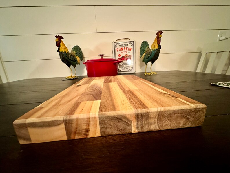 Handmade Butcher Block Cutting Board/ Chopping Block No Groove Etsy