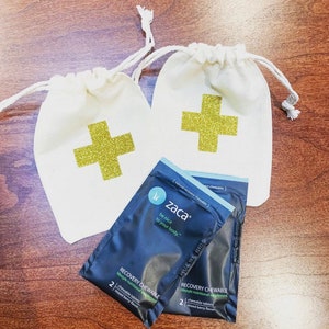 Hangover kit - bachelorette hangover bag - wedding recovery bag - girls weekend - favor bag- hangover recovery kit - bachelorette favor