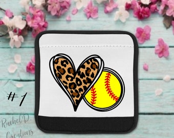 softball handle cover • MULTIPLE DESIGNS•  softball accessory • handle cover• personalized Bogg bag wrap• sports bag wrap • sports mom
