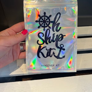 Oh ship kit | Recovery Kit | Hangover Kit | Hangover Bag | Bachelorette | Bachelor | Favor Bags | Nautical