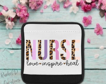 Nurse handle cover •  Nurse luggage wrap • handle cover • personalized Bogg bag wrap • Nurse bag handle wrap • Nurse work bag handle wrap
