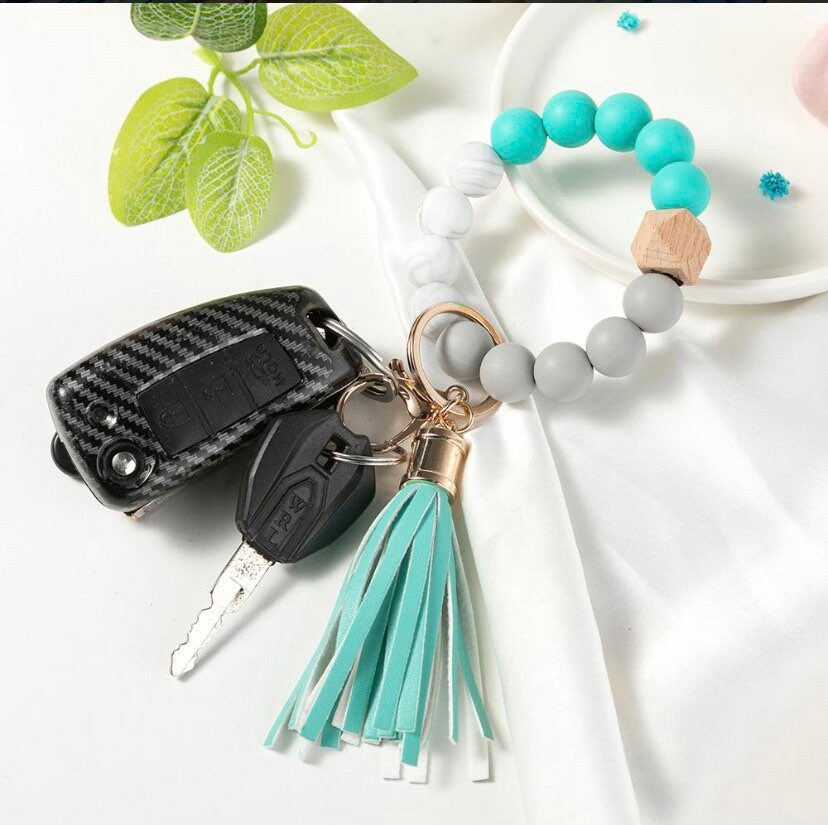 Wristlet | Bangle Key Ring | Bracelet Keychain | Silicone Bangle ...