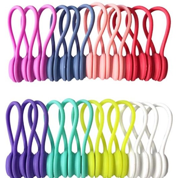 Magnetic organizer | Magnetic Twist Tie | Organizing Ring |Cord Cable organizer |Cord Organizer | wire tie| Wire organizer