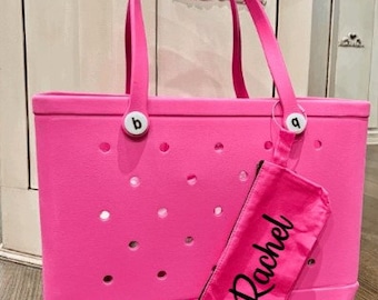 Makeup bag, pencil case, storage bag, cosmetic bag, personalized bag, personalized school bag, bogg bag accessory, bogg bag insert