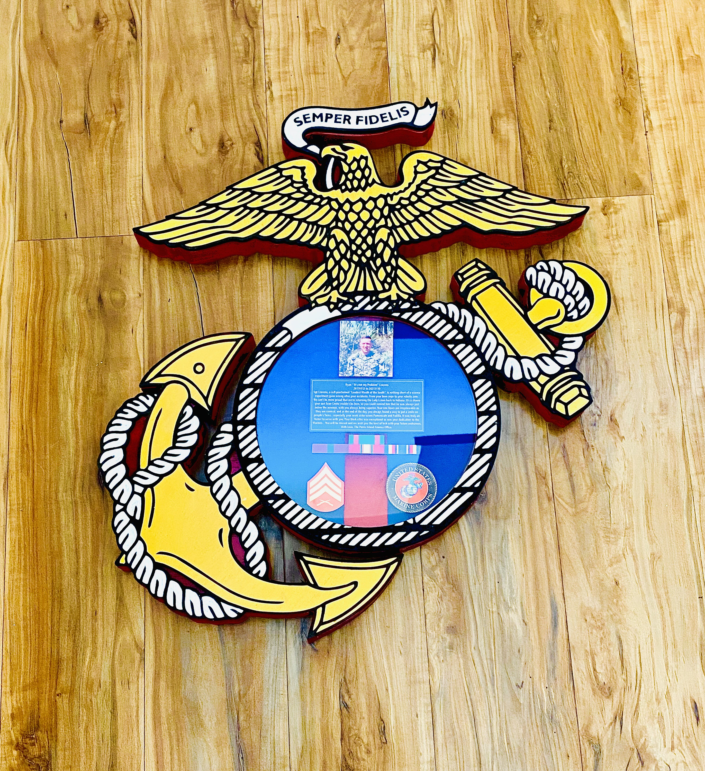 USMC Shadow Box - Etsy