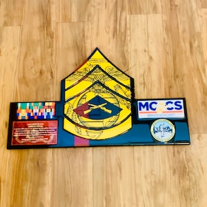 United States Marine Corps Chevron Plaque (USMC) V.1