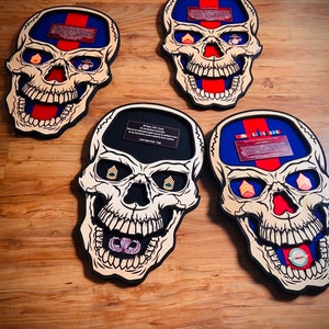 Military Skull Plaque