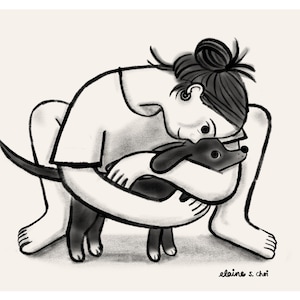 Impresión Giclée Sentadilla matutina