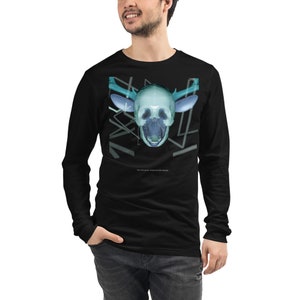 Skull (1994) alt 03 - Black Unisex Long Sleeve T-shirt | Bella + Canvas 3501