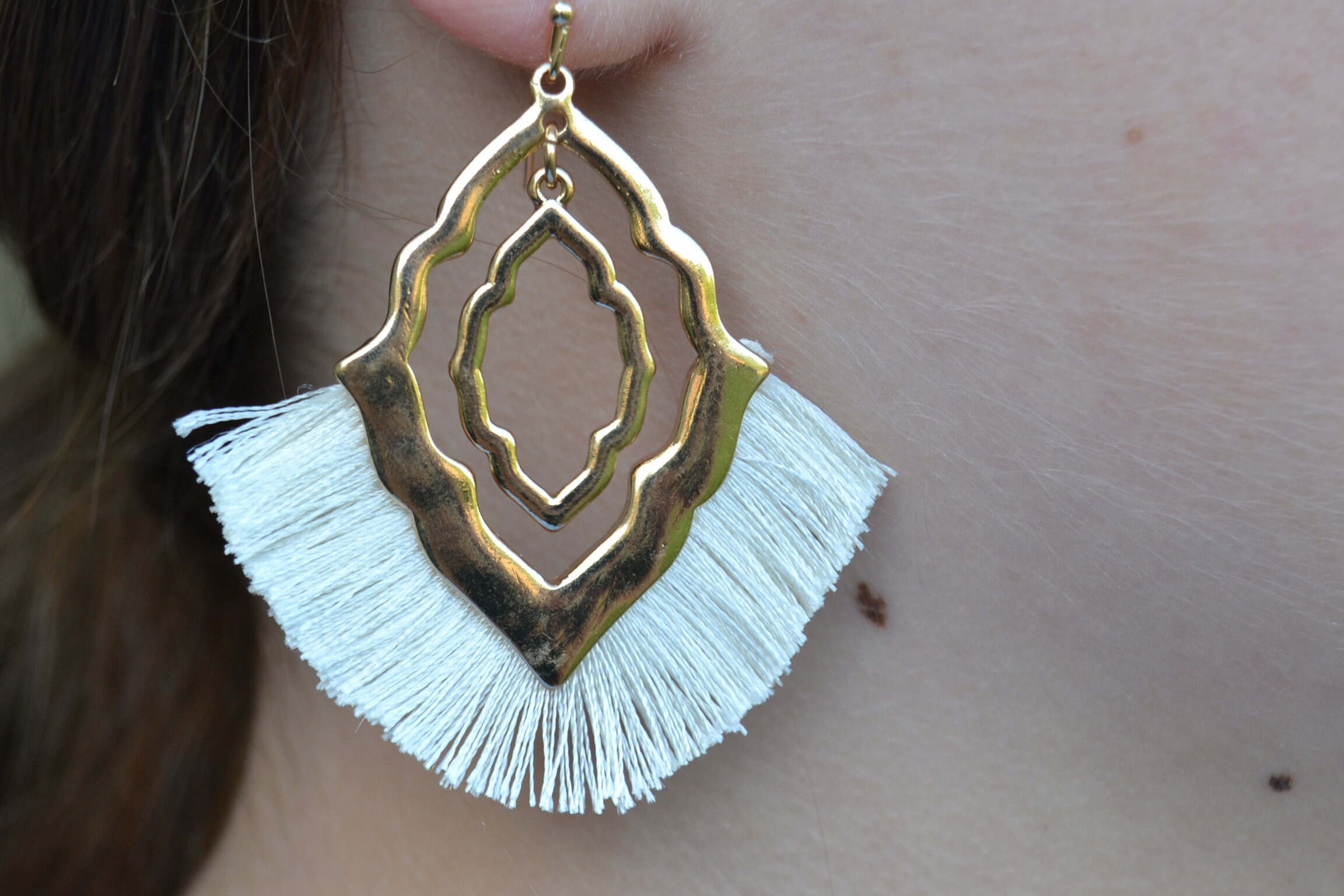 MUZHI Pendient De Oro De 18K Con Forma De Mariposa Para Mujer, Aret
