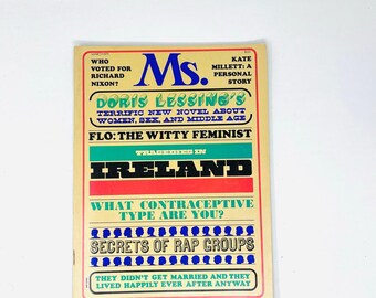 Ms Magazine March 1973 Doris Lessing Flo Kennedy Ireland Feminist Vintage Magazine