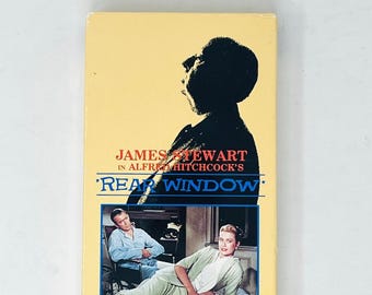Rear Window VHS Tape Alfred Hitchcock James Stewart