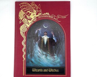 Wizards And Witches Hardcover Book Fantasy Occult Art Enchanted World