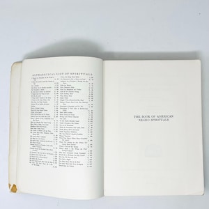 The Books of American Negro Spirituals Vintage Paperback James Weldon Johnson Civil Rights Era Music Spirituals image 6