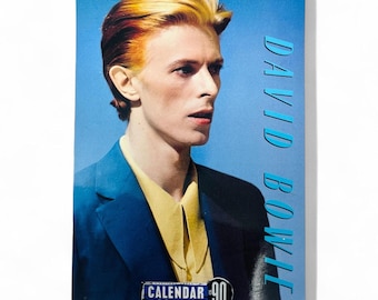 David Bowie 1990 Wall Calendar Vintage Music Memorabilia