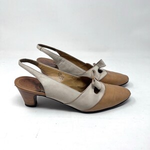 Two Tone Slingback Heels - Etsy